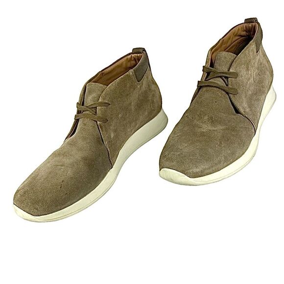Vince Chuckka Boots Marcus Tan Suede Mens Size 11 Medium Pre-Owned - Picture 4 of 10